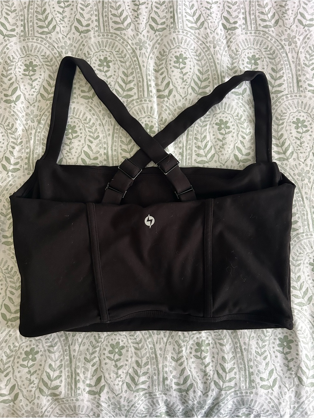POPFLEX Daphne Corset crop top - Black M - Picture 6 of 6